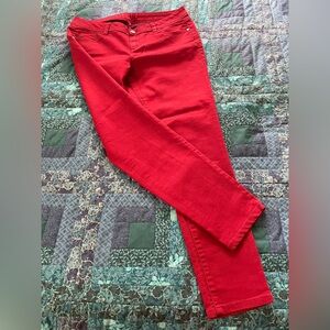 Elle Cranberry Skinny Jeans Women's Size 12